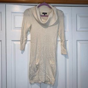 Express Cowl Neck Sweater Dress w/Pockets